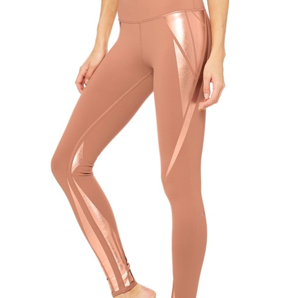rose gold yoga pants